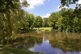 Der idyllische Schachtsee in Jagstfeld 